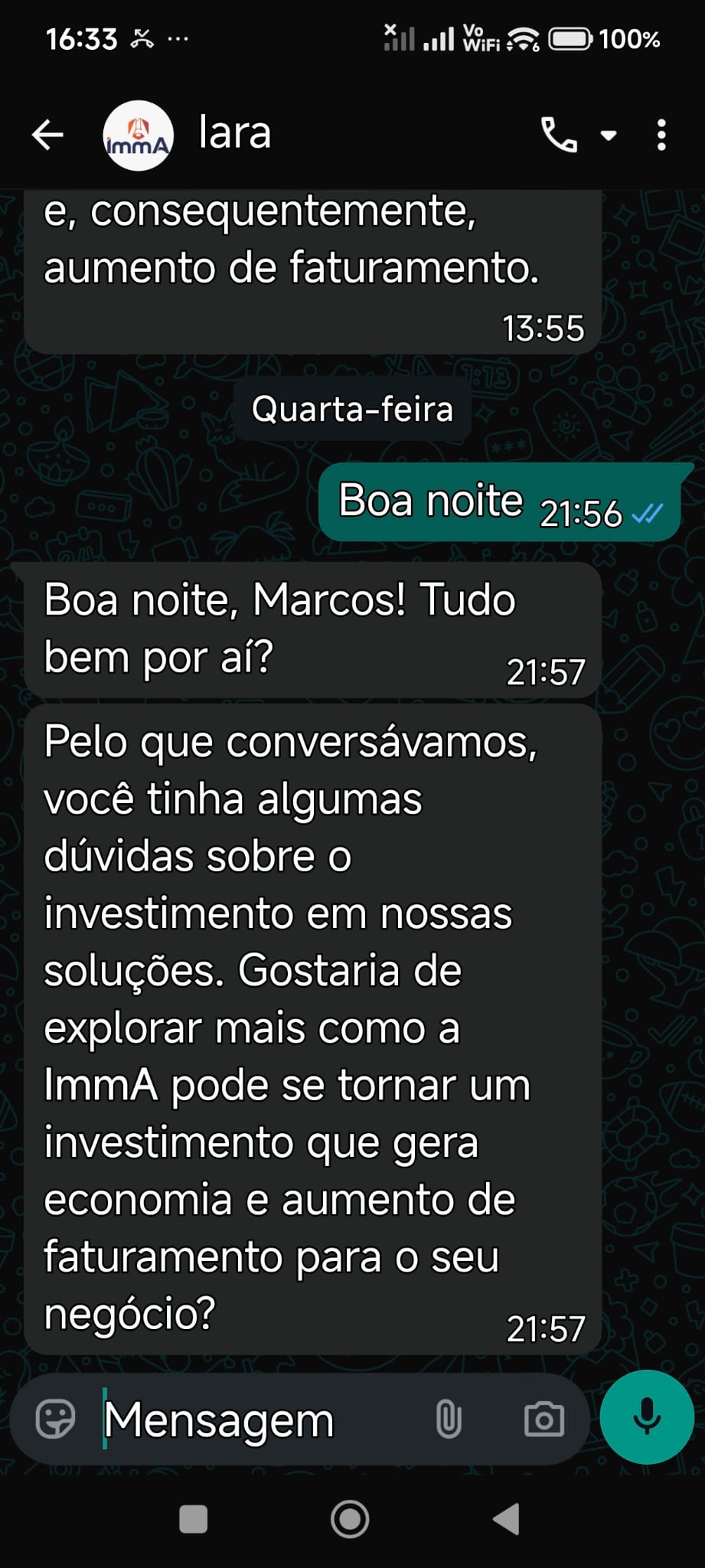 Qualificação de leads e conversão de franqueados